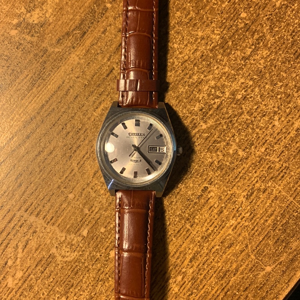 Citizen seven star deluxe 23 jewels. Refurbished with new straps